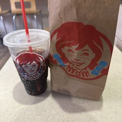 Wendy's - My meal 6 PC. Crispy Chicken Nuggets and my fountain drink and French Fries