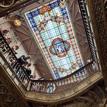 Livraria Lello - Stained glass on the ceiling. - Bookstores Near Me - Porto, 13 Livraria Lello - Stained glass on the ceiling. - Bookstores Near Me - Porto, 13