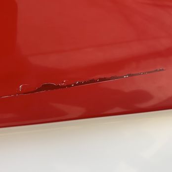 McCarty Marine - Before photo shows previous repair with wrong color gelcoat. - Boat Repair Near Me - Folsom, California McCarty Marine - Before photo shows previous repair with wrong color gelcoat. - Boat Repair Near Me - Folsom, California