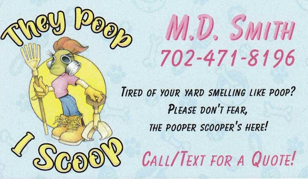 THEY POOP I SCOOP Updated September 2024 Las Vegas, Nevada Pet