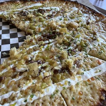 Lucky Duck - Sour cream and onion pizza - Beer Bar Near Me - Philadelphia, Pennsylvania Lucky Duck - Sour cream and onion pizza - Beer Bar Near Me - Philadelphia, Pennsylvania