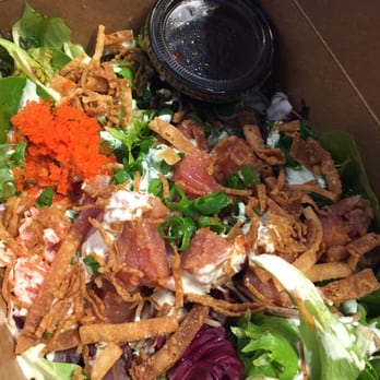 KoJa Kitchen - Ahi tuna salad good without salty dressing - Japanese Near Me - San Francisco, California