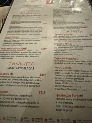 Menu photo 1 Bella California Cabo San Lucas, BCS