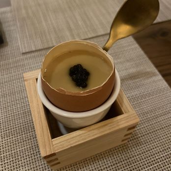 Yujo - Egg custard with uni -- must get - Japanese Near Me - Dallas, Texas Yujo - Egg custard with uni -- must get - Japanese Near Me - Dallas, Texas