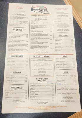 Menu photo 7 Harbor Seafood & Oyster Bar Kenner, LA