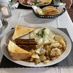The Hub Restaurant & Lounge - Breakfast at the Hub! German style deli meats and all!