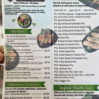 The Pho - Vietnamese Near Me - Houston, Texas