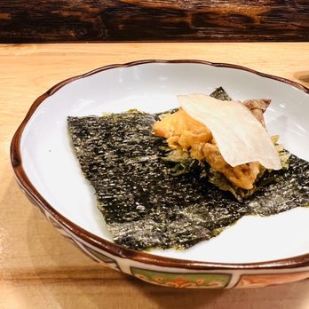Kakurega Sushi - Tempura fish and shiso - Sushi Bars Near Me - Flushing, New York