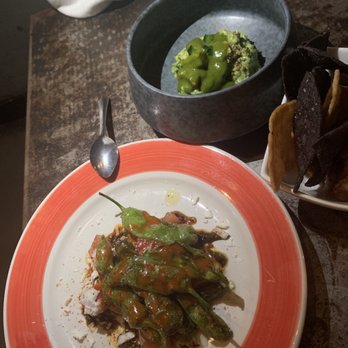 Xixa - Shishito peppers and guac - Mexican Near Me - Brooklyn, New York Xixa - Shishito peppers and guac - Mexican Near Me - Brooklyn, New York