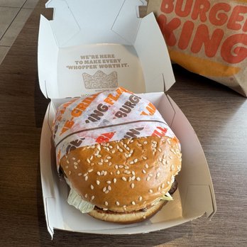 Burger King - Whopper with heavy vegetables, my fave!! - Fast Food Near Me - West Wendover, Nevada