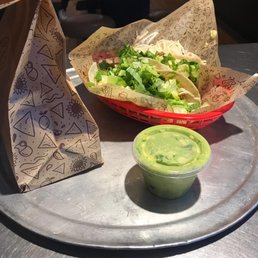 Usually at chipotles they barely put anything in. Here they stuff it all up Usually at chipotles they barely put anything in. Here they stuff it all up