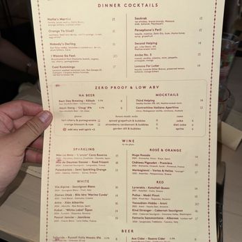 Safta - Drinks Menu | 6/5/2026 - Middle Eastern Near Me - Denver, Colorado