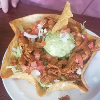 El Nutri Taco - Vegan (soy chicken) Taco Salad - Tacos Near Me - Portland, Oregon