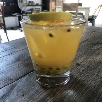 La Morena - Fresh passion fruit cocktail. - Bars Near Me - Todos Santos, BCS