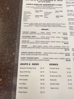 Menu photo 7 Big Steins Deli St Petersburg, FL Menu photo 7 Big Steins Deli St Petersburg, FL