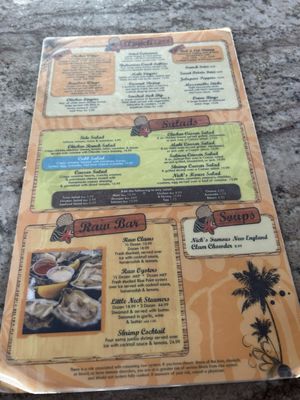 Menu photo 7 Nick's Bar & Grill Hollywood, FL