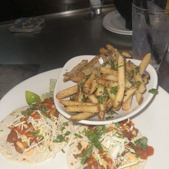 Yard House - Beer-Battered Fish Taco Parmesan Truffle Fries - Bars Near Me - Glendale, Arizona