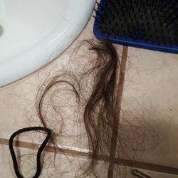 The Barber Center - The other lock that came out when he took down his ponytail