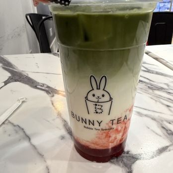 Bunny Tea - Strawberry Matcha Latte - Coffee & Tea Near Me - Brambleton, Virginia Bunny Tea - Strawberry Matcha Latte - Coffee & Tea Near Me - Brambleton, Virginia