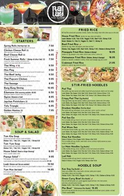 Menu photo 1 Rai Lay Thai Charlotte, NC Menu photo 1 Rai Lay Thai Charlotte, NC