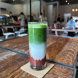 Strawberry Matcha Latte