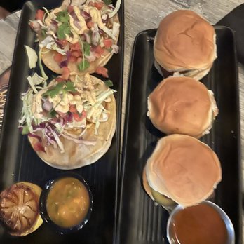 Hopscotch Tavern - Shrimp taco & chicken sliders - Bars Near Me - Fullerton, California