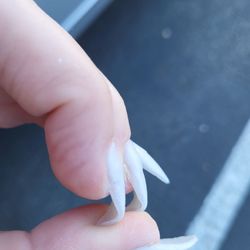 Sweet Nails and Spa - Left hand 2 nails bending