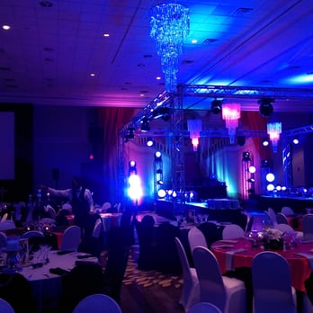Advanced Visual Production - AVP - Aircraft carrier party with moving light truss and room design. - Video/Film Production Near Me - Richmond, Virginia