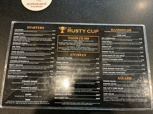 Menu photo 2 The Rusty Cup Bethany Beach, DE