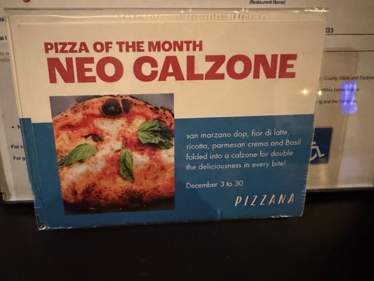 Menu photo 4 Pizzana San Fernando Valley, CA Menu photo 4 Pizzana San Fernando Valley, CA