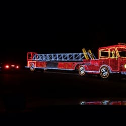 East Peoria Festival of Lights - Fire truck!