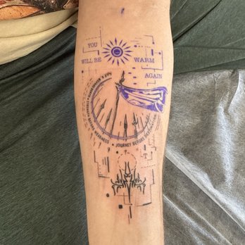 Scratch Tattoo Studio - Photo of in progress tattoo - Tattoo Near Me - Upland, California
