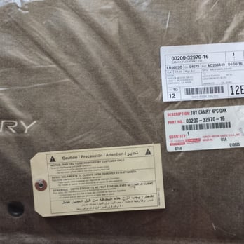 Keyes Toyota - Culver City Toyota said these mats no longer available, but Keyes ordered them for me no problem - Car Dealers Near Me - Van Nuys, California