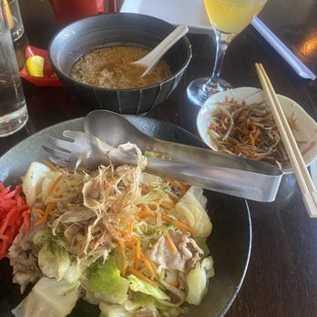 Takuma - Shio-Kouji Yakisoba, Ochazuke, plum wine with orange - Izakaya Near Me - Santa Monica, California