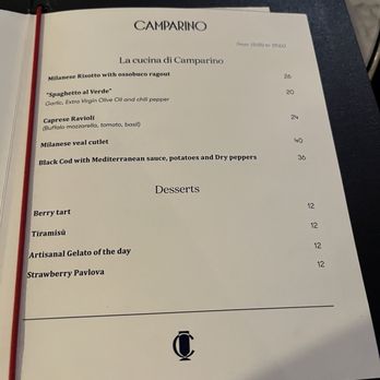Camparino in Galleria - Menu - Cafes Near Me - Milan, Michigan