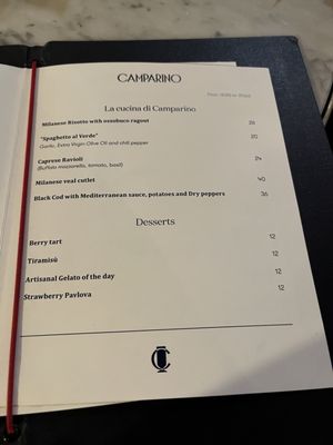 Menu photo 3 Camparino in Galleria Milan, MI