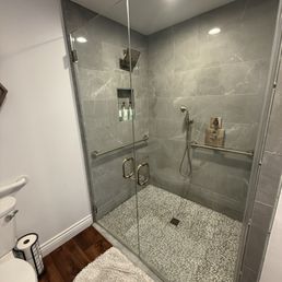 Walk in shower Walk in shower