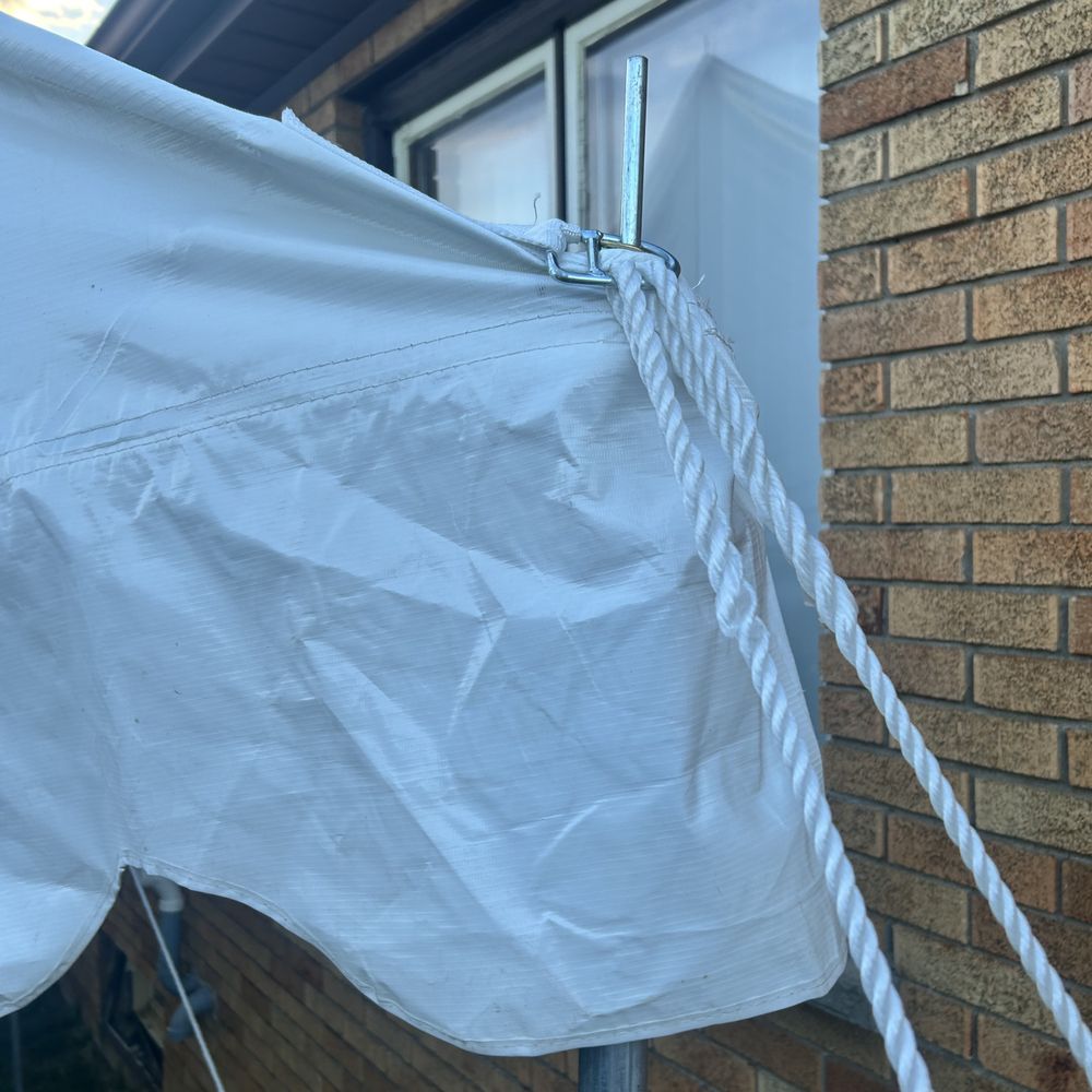 Buffalo Tent Rental - The other 3 posts were missing the brackets to hold in place - Wedding Planning Near Me - Cheektowaga, New York