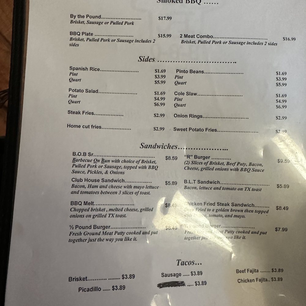 a menu for a restaurant a menu for a restaurant