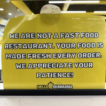 Hello Shawarma - Patience Young Patawan - Mediterranean Near Me - Niles, Illinois Hello Shawarma - Patience Young Patawan - Mediterranean Near Me - Niles, Illinois