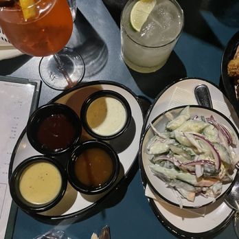 Shy Bird - Dipping sauces & dressed cucumbers - Cocktail Bars Near Me - Cambridge, Massachusetts