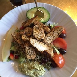 Café Albert - Chicken salad with pesto-feta mix and quinoa