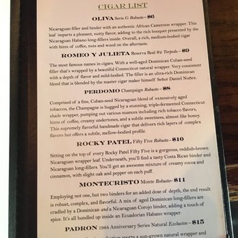 The Pub McKinney - Cigar menu - Pubs Near Me - McKinney, Texas The Pub McKinney - Cigar menu - Pubs Near Me - McKinney, Texas