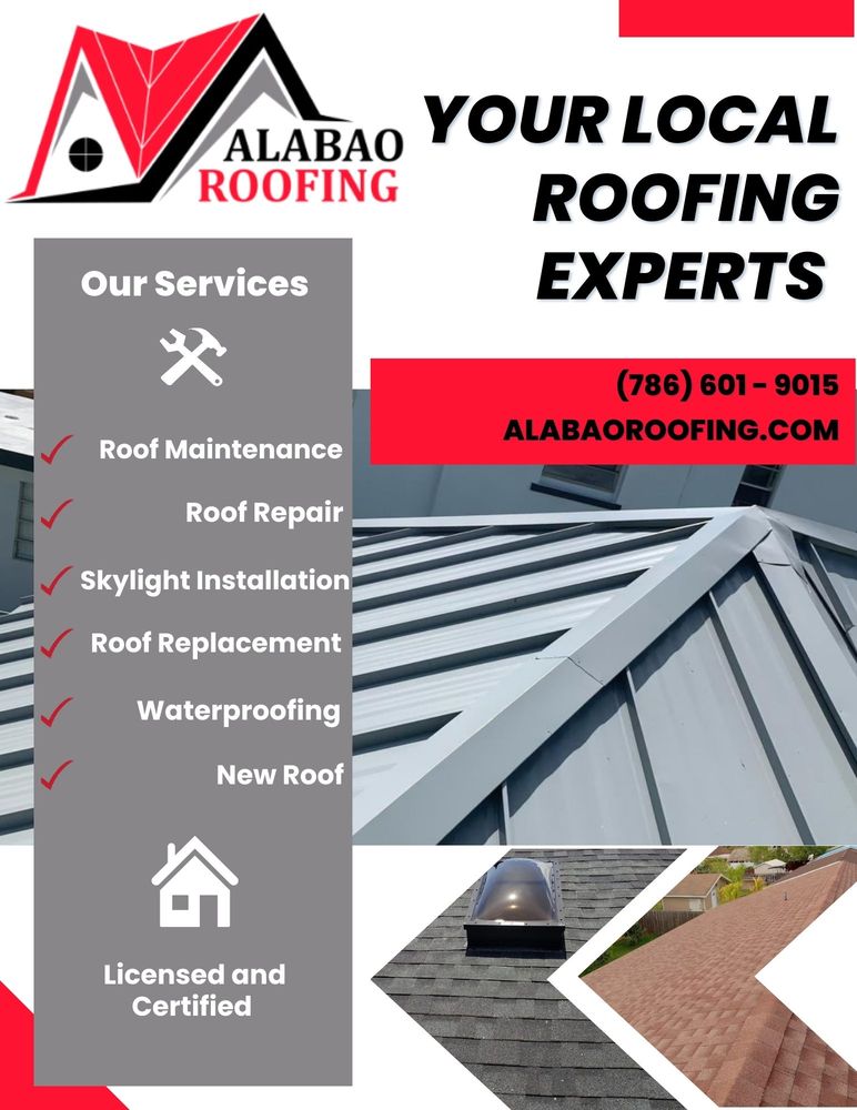 Slide of Alabao Roofing