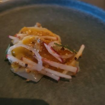 Mara - Scallop crudo - Mediterranean Near Me - Minneapolis, Minnesota Mara - Scallop crudo - Mediterranean Near Me - Minneapolis, Minnesota