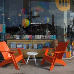 Village Well Books & Coffee - Summer Window display