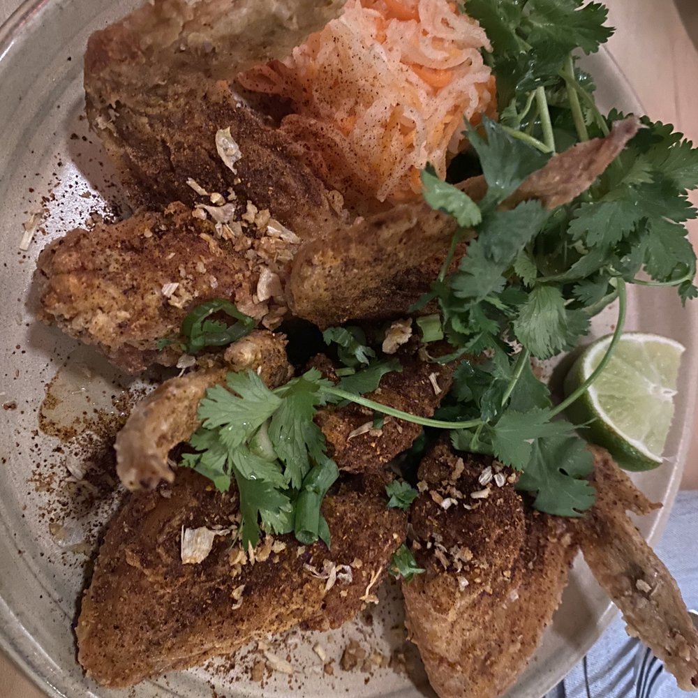 Paadee - Peek Gai Tod (6) with laab spices - Thai Near Me - Portland, Oregon Paadee - Peek Gai Tod (6) with laab spices - Thai Near Me - Portland, Oregon