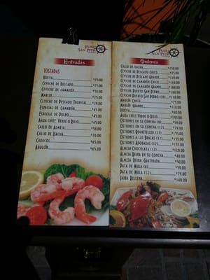 Menu photo 8 Puerto San Pedro Tlaquepaque, JAL