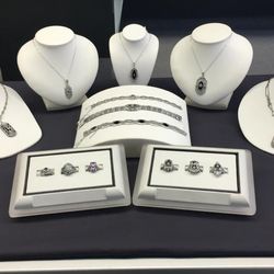 Our exclusive new line of Antique Victorian and Art Deco Look Handmade Sterling Silver Jewelry