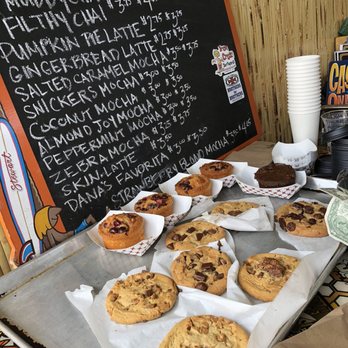 Pipes Cafe - Cookies at the espresso bar - American Near Me - Cardiff, California Pipes Cafe - Cookies at the espresso bar - American Near Me - Cardiff, California